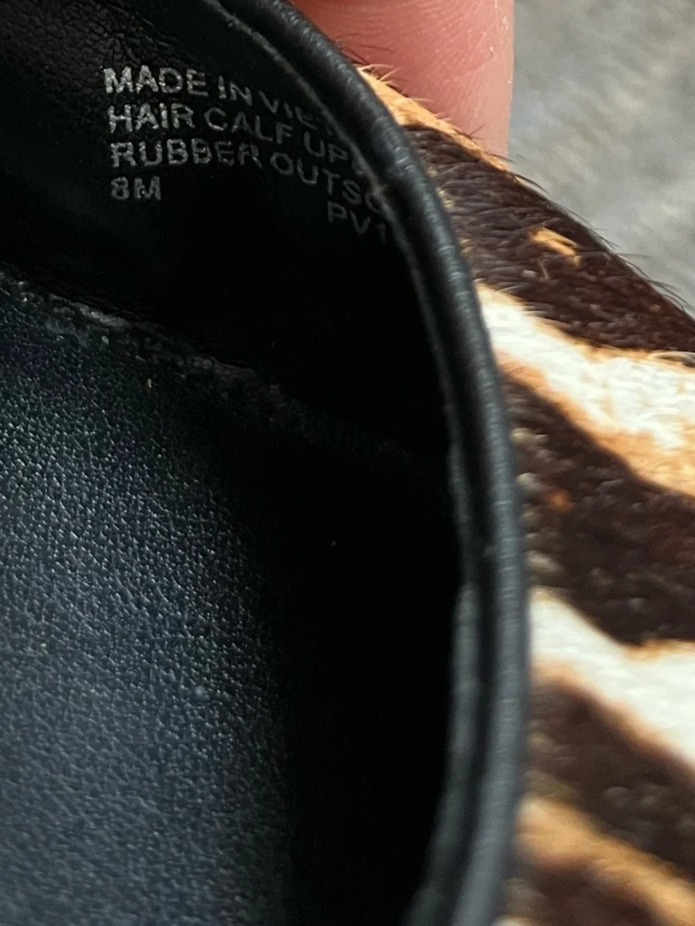 Michael Kors Dorothy Flex Pump Tiger Animal Print Calf Hair Heels 8M